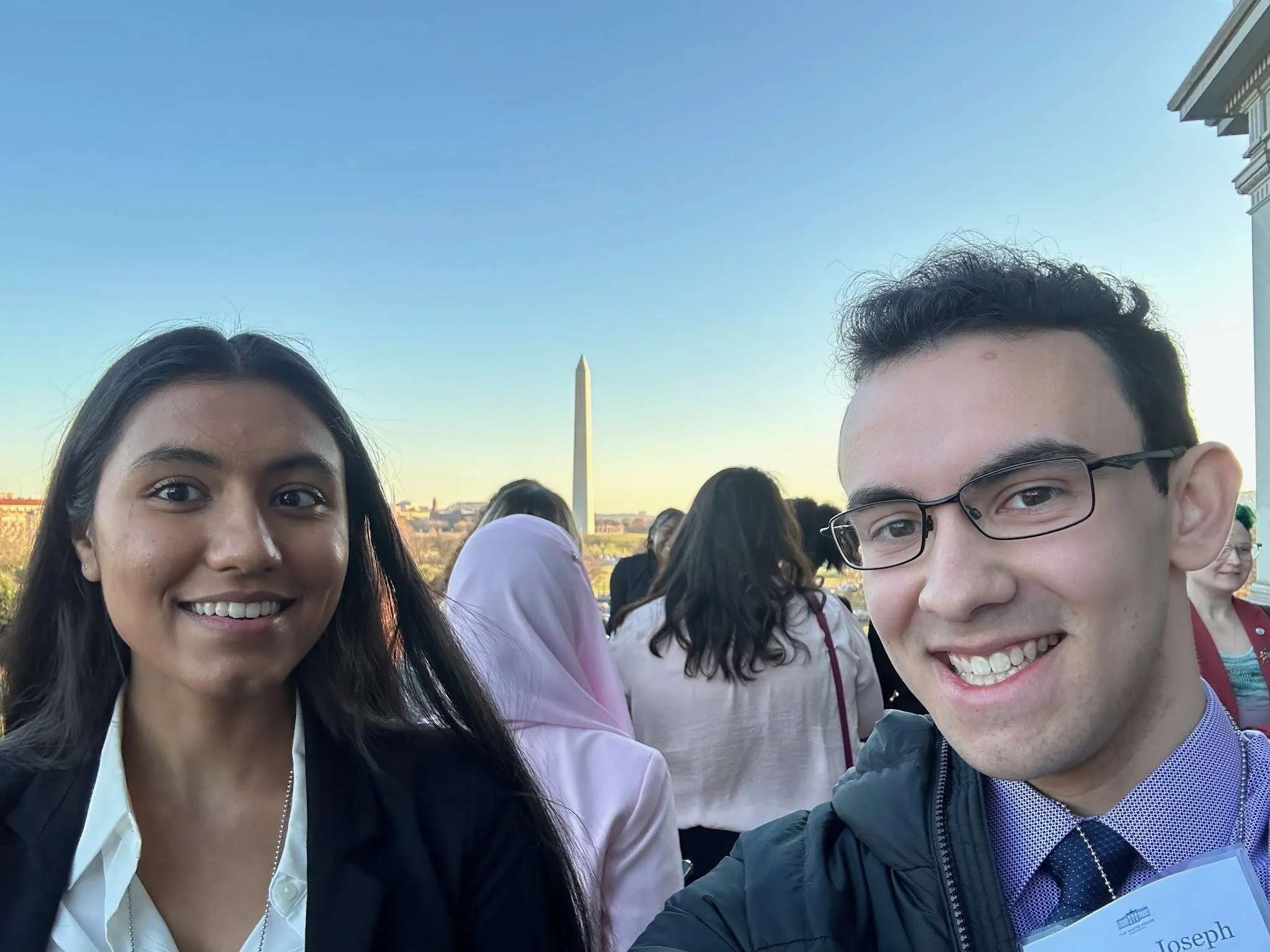 A group photo with Ashmita and D.J.